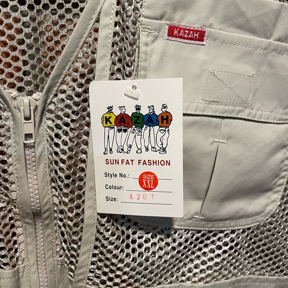 Vintage KAZAH Utility Cargo Vest. New with tags. - Picture 3 of 11
